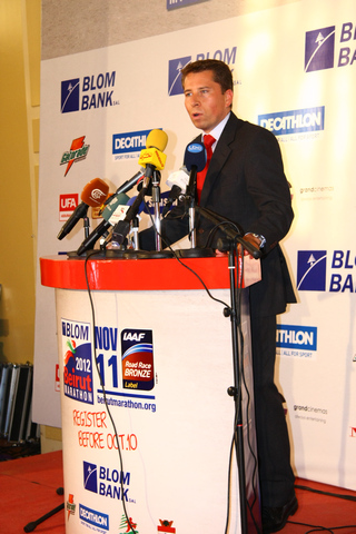 Launching of the Blom Beirut Marathon 2012